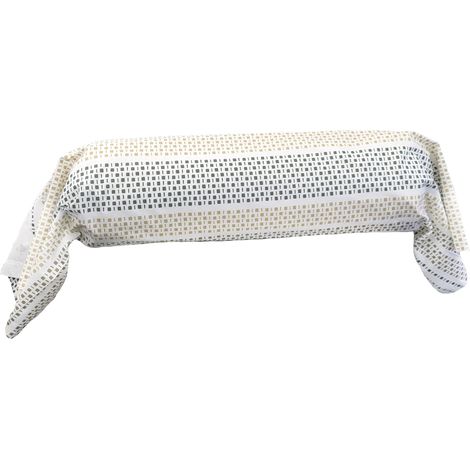 Taie de traversin coton NIAGARA 140x43 cm (1/5)