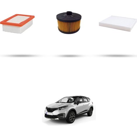 Kit tagliando 3 filtri compatibile con Renault Captur II 1.0 TCe 100 LPG 74Kw dal 2020 (1/4)