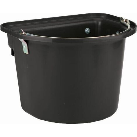 Secchiello con staffa nero DB KERBL VV32875