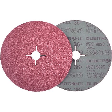 Disque abrasif 3M 3M™ Cubitron™ II 982C Cubitron™ II, P36, Ø 125mm ( Prix pour Boîte de 25 )