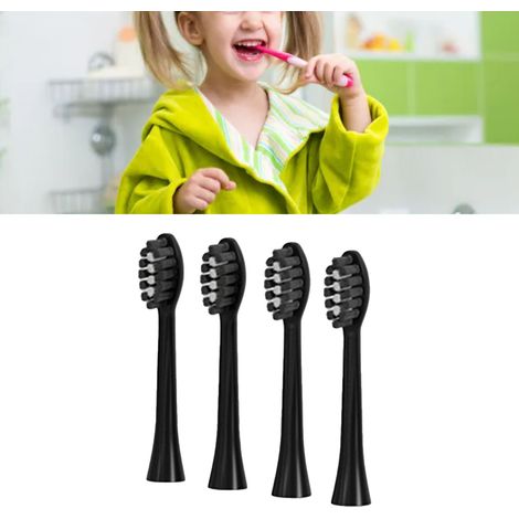 Têtes de brosse de rechange pour brosse à dents électrique Y1 (noires) (1/5)