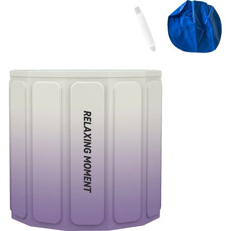 Baignoire Pliable, Matériau Écologique, Installation Facile, VIOLET/紫罗兰 (1/2)