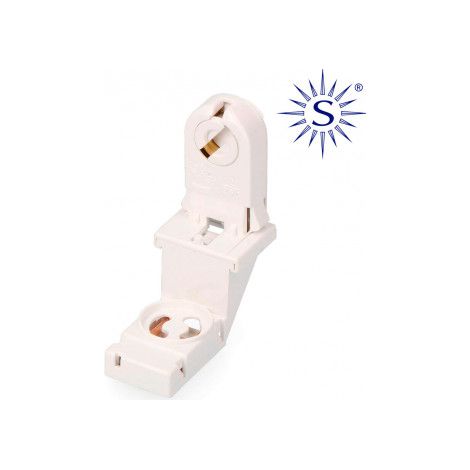 Portalamparas g13 para tubo fluorescente t8 con portacebador