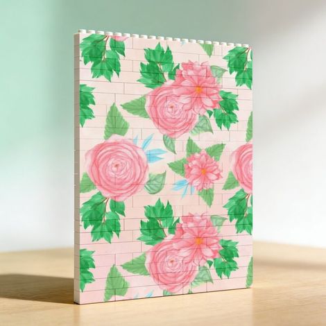 Cadre photo en briques, cadeau pour couple (1/5)