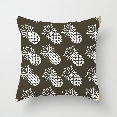 Taie D'oreiller - Coton Linen - Imprimé Cactus - Double Face - Pour Canapé Chaise Bureau Lit Voiture - 40x40 cm (1/5)