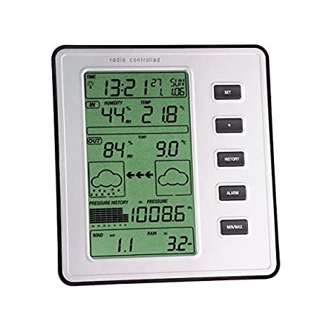TFA-Dostmann 35.1077 stazione meteorologica digitale Argento