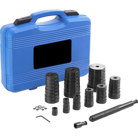 Jeu de 52 pièces pour extraction et installation de roulements et joints, disques métriques 18-65mm et 74mm, outil de presse pour arbres et essieux. (1/5)