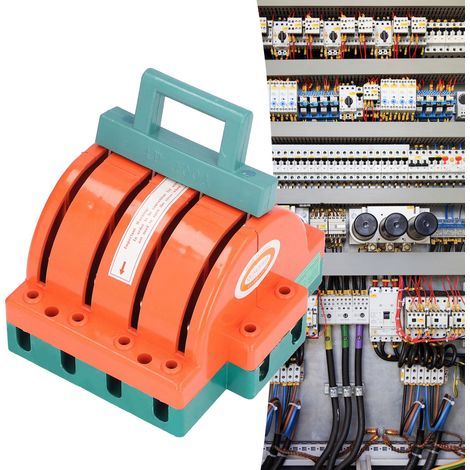 Interrupteur Couteau 100A 4 Pôles à Double Jet pour Disjoncteur Électrique Appareils Ménagers (1/5)