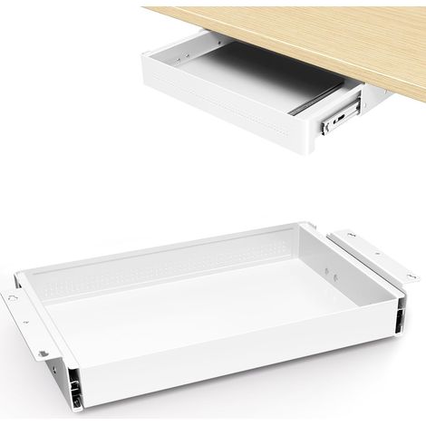 Tiroir de Rangement sous Bureau 400mm de large,Charge Max 8 kg (1/5)