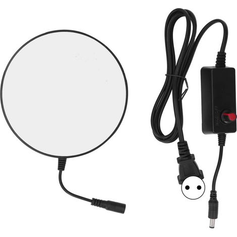 LED Microscope Ring Light Stable Luminescence Light Source Adjustable Brightness Ring Light for Laboratories Libraries Schools AC 0-250V. (1/4)
