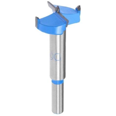 Foret Forstner 32 Mm Carbure Tungstène Perçage Bois Trous Charnière Scie Cloche Bleu Gris