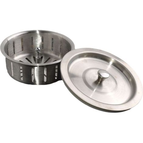 Panier égouttoir pour évier de cuisine, panier égouttoir pour bac à légumes, passoire en acier inoxydable, panier égouttoir, entonnoir (1/3)
