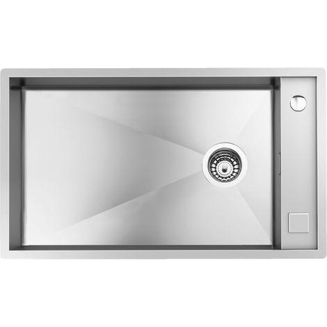 Foster Quadra Lavabo sobre-encimera Rectangular Acero inoxidable (1/3)