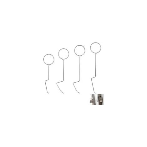 Set di 4 aghi professionali per scassinare serrature, kit per aprire quasi tutte le serrature, strumento universale per fabbri, adatto sia a professionisti che a principianti. (1/4)