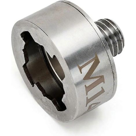 Adaptateur M14-X Lock amélioré pour foret diamanté, disque de coupe pour meuleuse d'angle, facile à installer. (1/5)