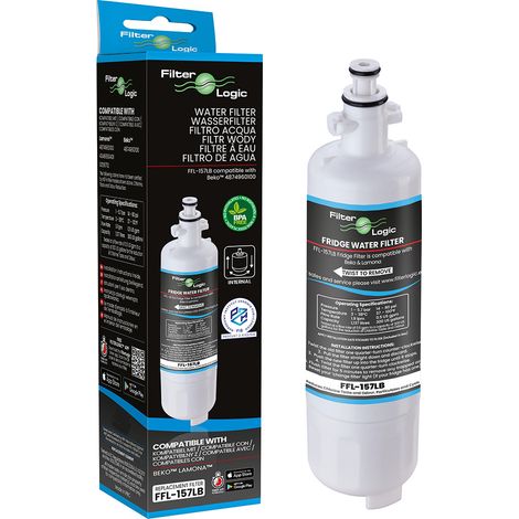 FilterLogic FFL-157LB Fridge Water Filter Compatible with Beko 4874960100 (1/2)