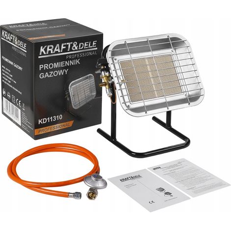 Chauffage au gaz, poêle à gaz, chauffage au sol, 4,5 kW, 4500 W, Kraft & Dele (1/5)