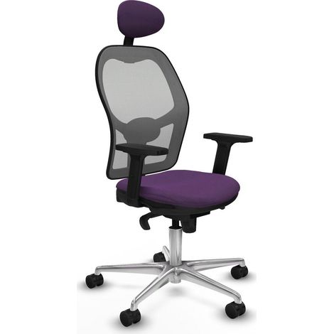 Piqueras-y-crespo Chaise Ergonomique Violet Bureau (1/3)