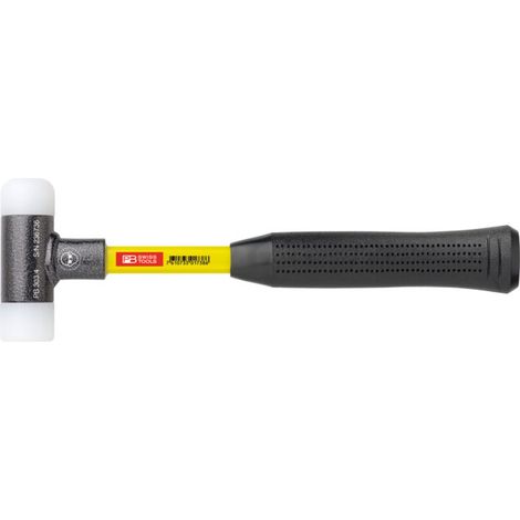 PB Swiss Tools Maillet anti-rebond avec embouts en nylon Manche en Superglas,⌀ tête du maillet: 22 mm