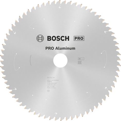 Bosch PRO Aluminium cordless Kreissägeblatt, 254 x 2,4 x 30 mm, T68
