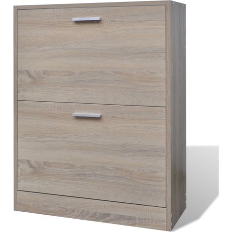 Scarpiera in legno con cassetti per 12 paia di scarpe 2002041