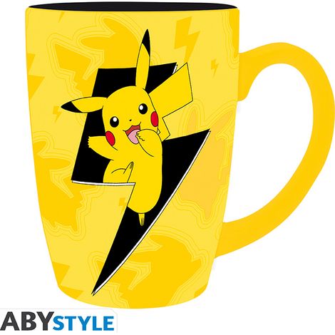 Taza - ABYSTYLE - Pikachu - 400 ml - Cerámica - Lavavajillas y microondas