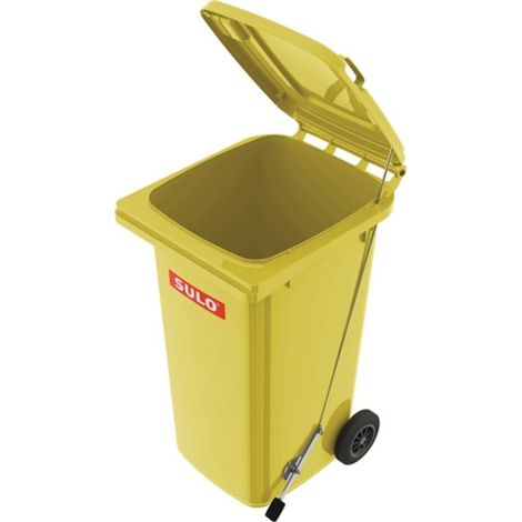 Wasing Greater 120L HDPE Giallo Mobile, M.Fußpedal Sulo (1/2)