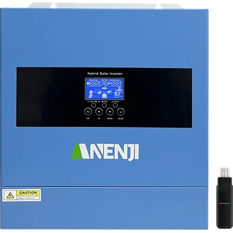 Solarwechselrichter, MPPT-Technologie, Fernüberwachung, ANJ-4200W-24V-W (1/2)