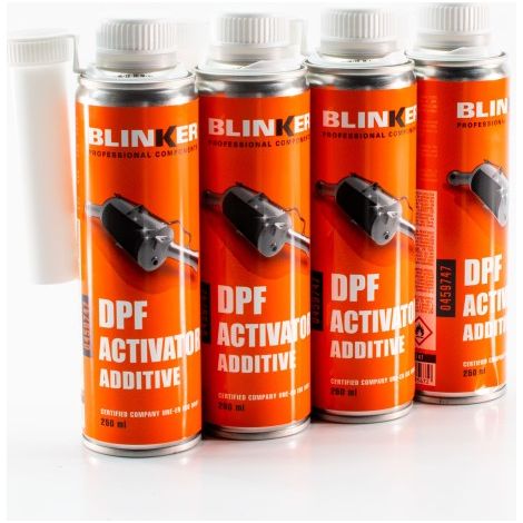 DPF Activator Additive Blinker Régénérateur FAP Filtre à particules 250ml - Lot de 4