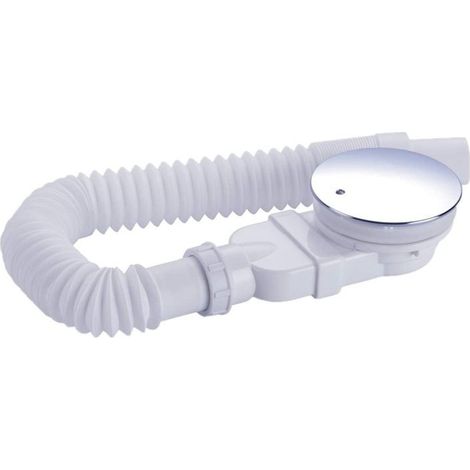 Receveur de douche 90 mm extra plat – Bonde anti-odeurs avec filtre à cheveux – Drainage rapide 33,6 l/min – Plastique ABS blanc (1/5)
