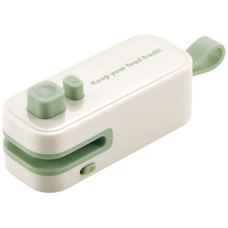 QORVA-Mini machine de scellage thermique pour sacs, clip de conservation rechargeable USB avec aimant pour aliments tels que poissons, légumes, viande, fromage (1/5)