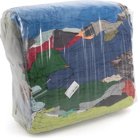 DUVER trapo limpieza color extra paquete 5kg. punto de algodon