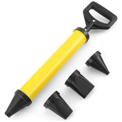 Seringue à mortier manuelle – Pistolet extrudeur avec 4 buses – Corps en ABS résistant – Pour jointoiement de portes et fenêtres (1/5)