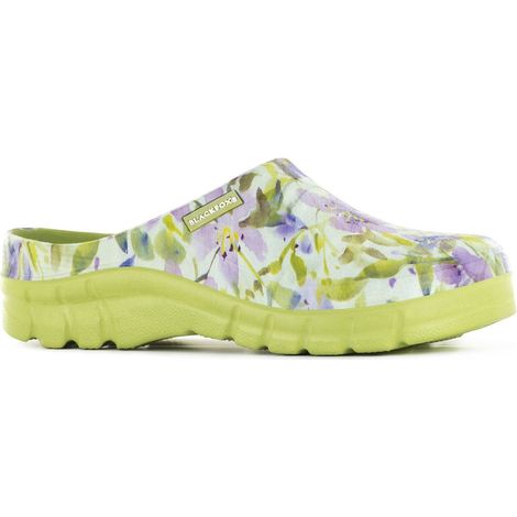 CIABATTE CLOG TG.36 LILY LIME BLACKFOX
