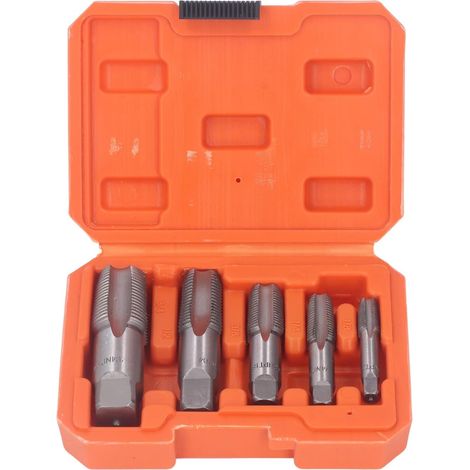Ensemble De Robinet De Tuyau De TNP, Ensemble De Robinet De Tuyau De TNP De 5 Morceaux Tailles Incluses 3/4 1/2 3/8 1/4 1/8 Pouce En Acier Au Carbone Filetant le Robinet de la Plomberie TNP Réglé Avec (1/5)