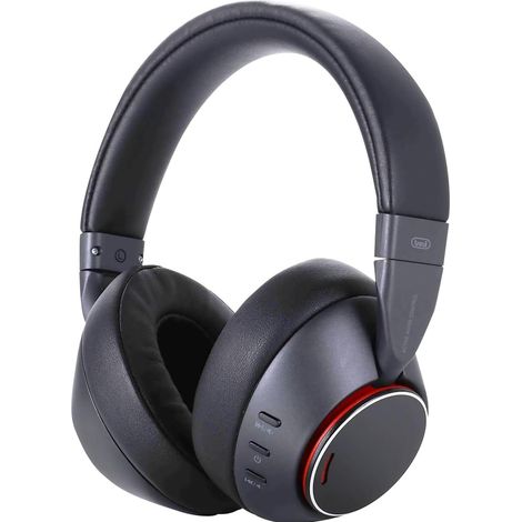 Trevi DJ 12E90 ANC Kopfhörer Verkabelt & Kabellos Kopfband Anrufe/Musik USB Typ-C Bluetooth Schwarz (1/4)