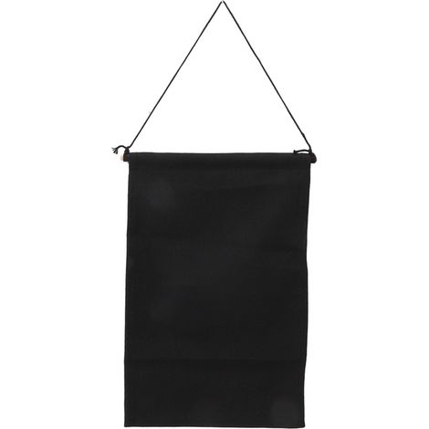 Bannière suspendue de rangement pour broches, noire, 45,5 x 27,3 cm, bannière organisatrice de collection d'épingles pour la maison, le bureau ou la chambre d'étudiant (1/5)