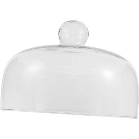 Couvercle Verre Micro Ondes Protection Anti-éclaboussures Couvercle pour Assiettes et Plats Accessoire de Cuisson Transparent (1/5)