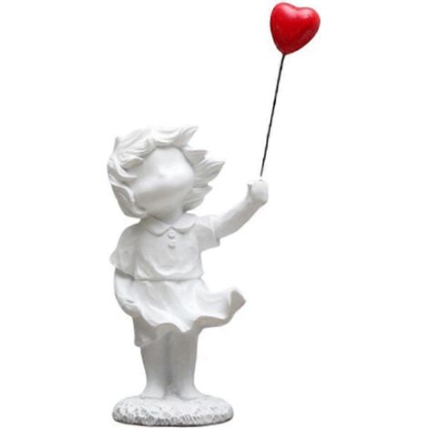 Ornement fille tenant un ballon, ornement paix, anti-guerre et amour, A-- (1/5)