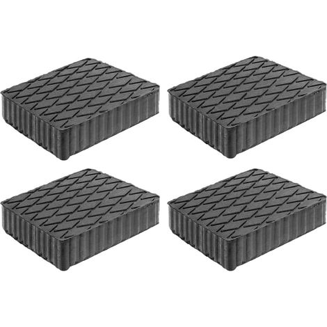 JUEGO DE 4 TACOS DE GOMA 160 x 120 mm PARA ELEVADOR, ALTURA 20 mm. (1/2)