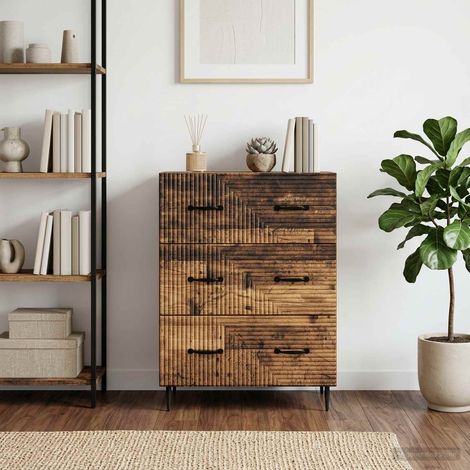 Teenpull – Schubladenschrank Altholz 66 x 34,5 x 89,5 cm Holzwerkstoff (1/5)