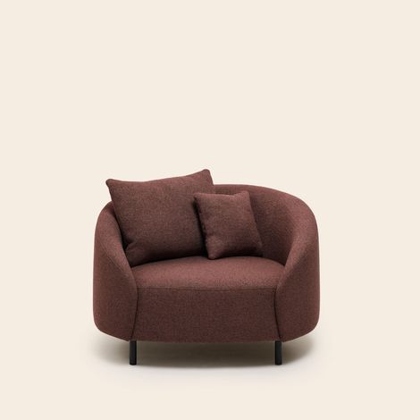 Fauteuil en Revêtement en tissu texturé JULIKA (1/4)
