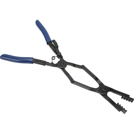Pince à collier de serrage universelle, embout croisé, poignée confortable, métal durable, outil d'entretien automobile, serre-joint flexible. (1/5)