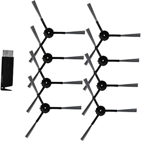 Lot de 8 brosses latérales de rechange pour aspirateur robot Vactidy Nimble T6 (1/4)