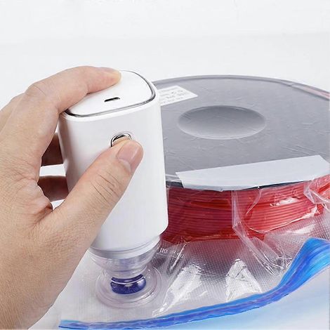 Vakuumpumpe, automatische Vakuumbeutelpumpe, wiederaufladbar, tragbar, elektrisch, vakuumversiegelt, Kompressionspumpe (1/5)