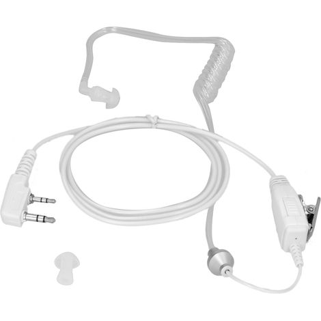 Oreillette universelle de type K pour talkie-walkie Baofeng 5R 888S, avec conduit d'air.-AquaForge (1/5)