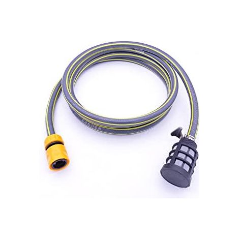 Tuyau d'aspiration et accessoires de filtre pour nettoyeur haute pression, 3 m - (1/5)