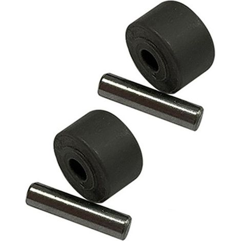 1 Set. Farbe: Schwarz. Material: Kunststoff und Metall. Kleine Walzen für Scheuersaugmaschinen. Passend für Dreame H.