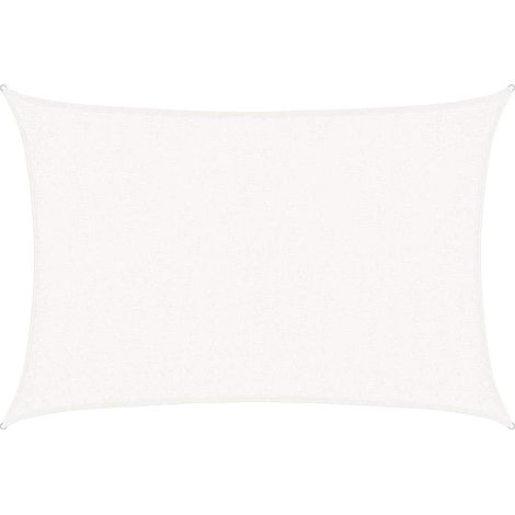 Maison Exclusive - Sonnensegel 160 g/m² Weiß 2x2,5 m HDPE (1/5)