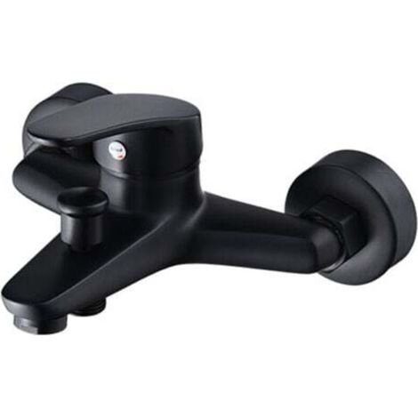 Robinet de baignoire noir mitigeur robinet de douche épaissi robinet